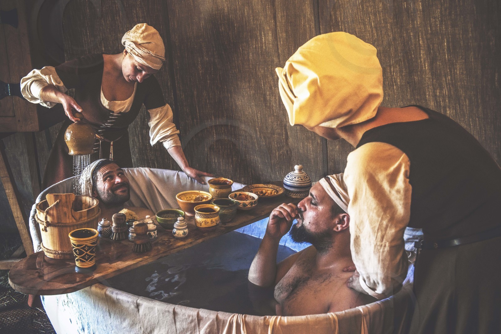 1459 - L'étuve après le tournoi