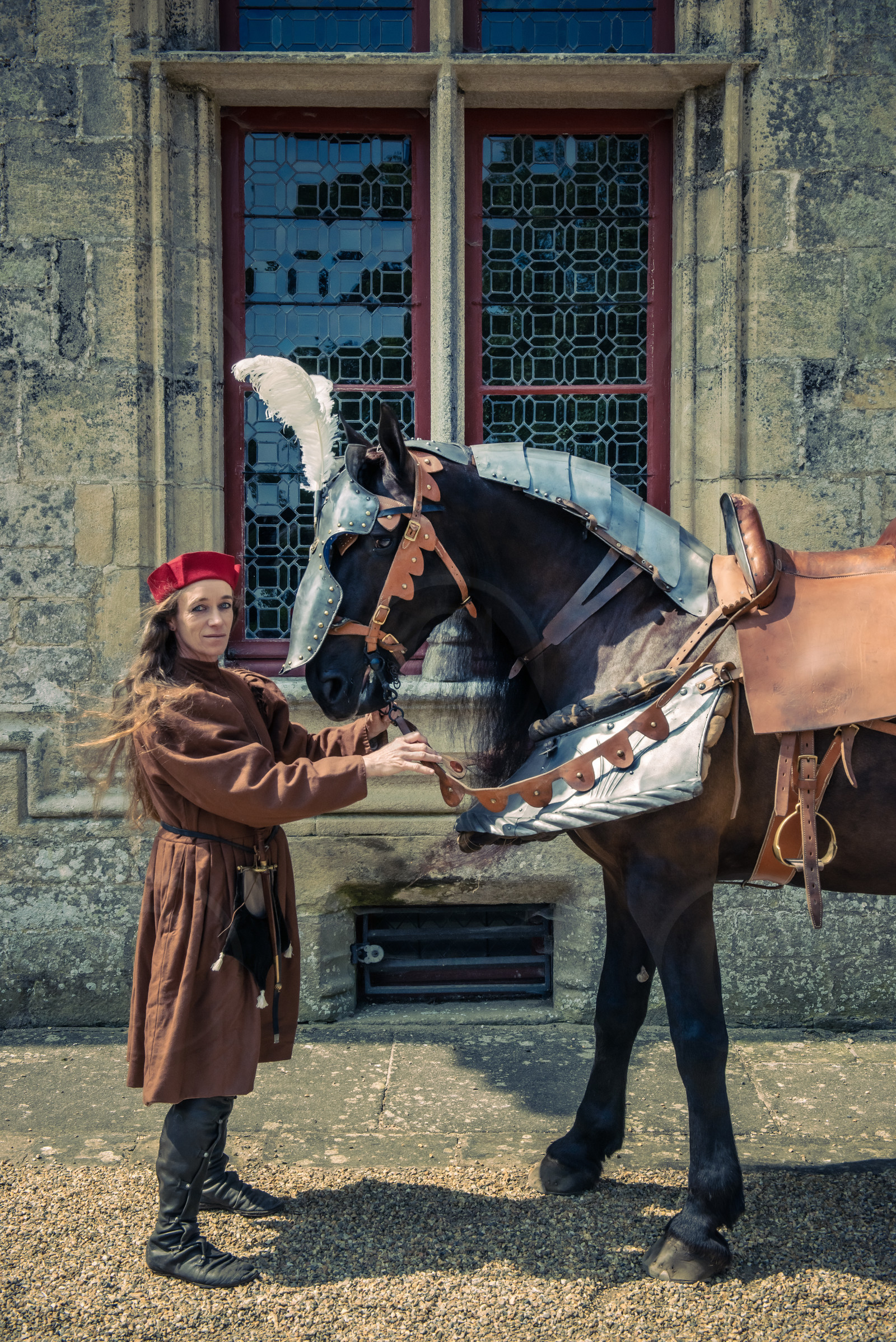 1516 - Cheval caparaçonné